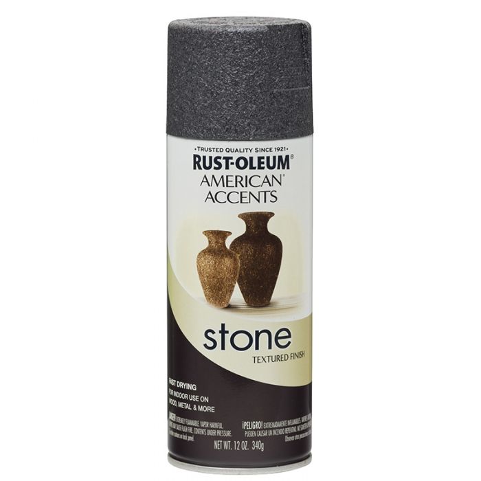 ספריי צבע אפקט אבן אפור כהה RUST-OLEUM