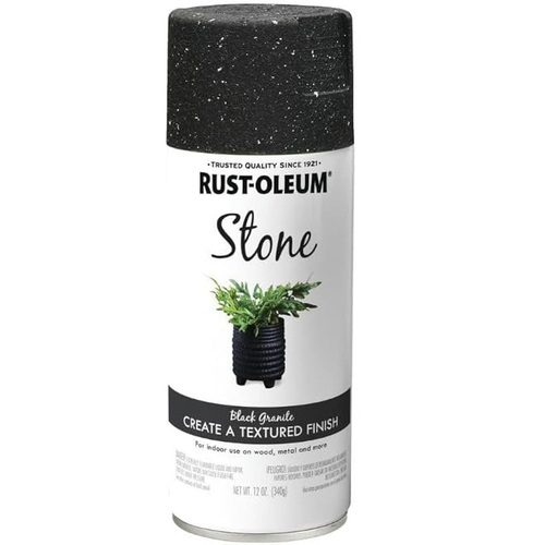 ספריי צבע אפקט אבן שחור גרניט 7991830 RUST-OLEUM