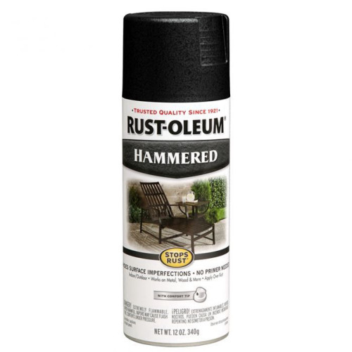 ספריי צבע נגד חלודה שחור RUST-OLEUM