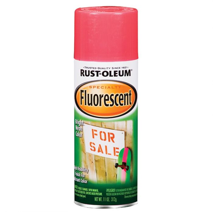 ספריי צבע פלורסנט ורוד RUST-OLEUM