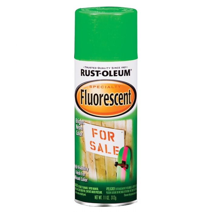 ספריי צבע פלורסנט ירוק RUST-OLEUM