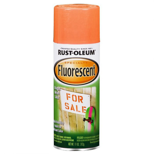 ספריי צבע פלורסנט כתום RUST-OLEUM