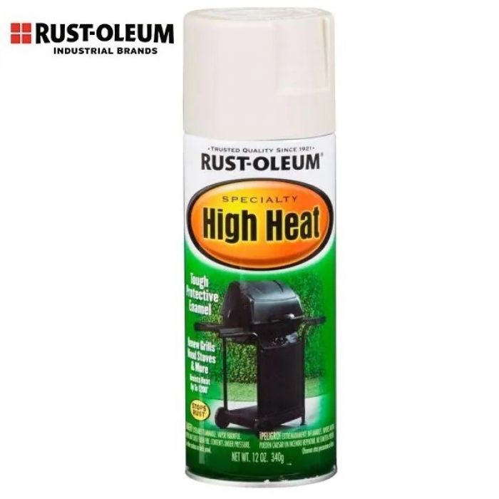ספריי צבע קרם לחום גבוה 335 מ"ל RUST-OLEUM