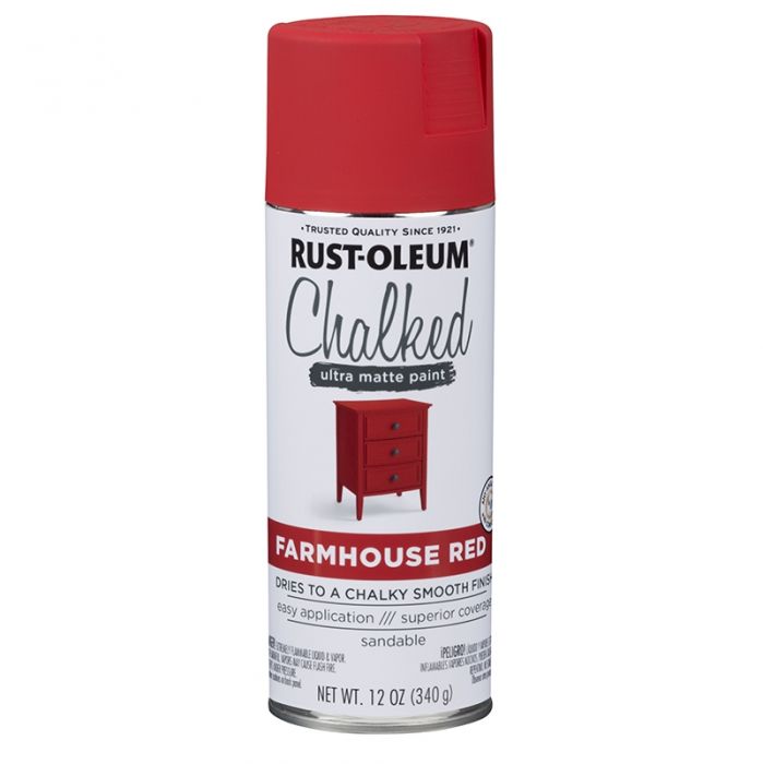 ספריי צבע שאבי שיק אדום כפרי RUST-OLEUM