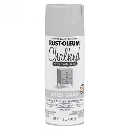 ספריי צבע שאבי שיק אפור מיושן RUST-OLEUM