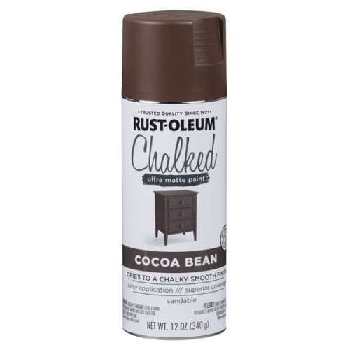 ספריי צבע שאבי שיק חום קקאו RUST-OLEUM