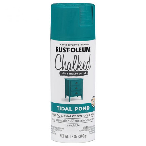 ספריי צבע שאבי שיק ירוק אגם RUST-OLEUM