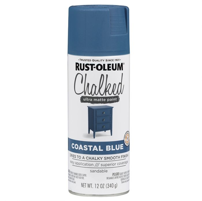 ספריי צבע שאבי שיק כחול ים RUST-OLEUM