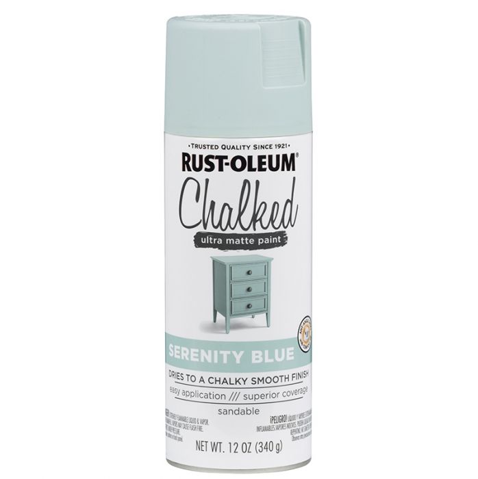 ספריי צבע שאבי שיק כחול רגוע RUST-OLEUM