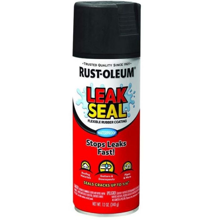 ספריי ציפוי גומי לאיטום גוון שחור RUST OLEUM LEAK SEAL