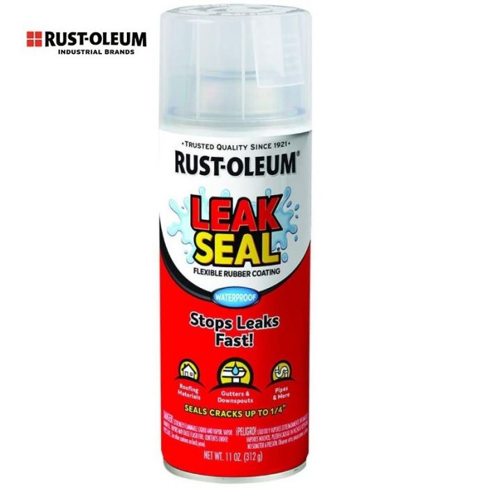 ספריי ציפוי גומי לאיטום גוון שקוף RUST OLEUM LEAK SEAL