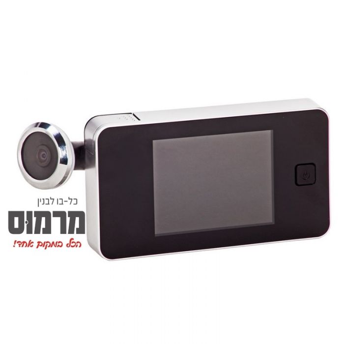 עינית דיגיטלית מסך 3.2 צבע כסף Yale