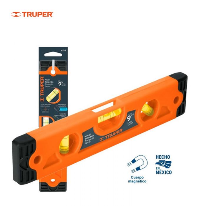 פלס טורפדו מגנטי “9 Truper דגם NT-9