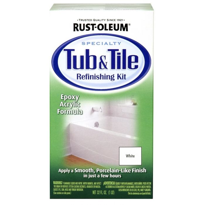 צבע / לכה אקרילית לחידוש אמבטיות RUST-OLEUM