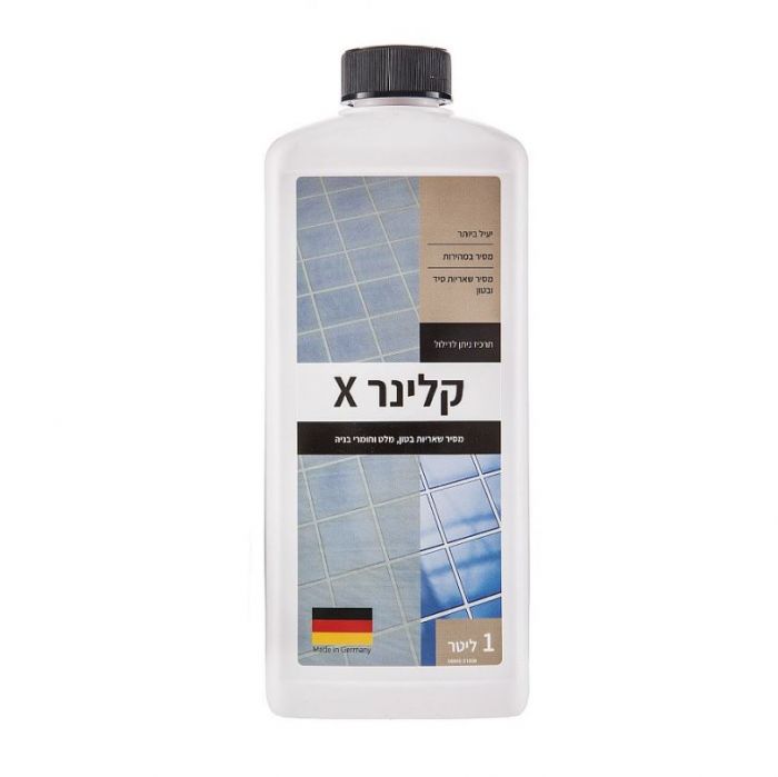 קלינר X מסיר בטון ומלט 1 ליטר תוצרת גרמניה