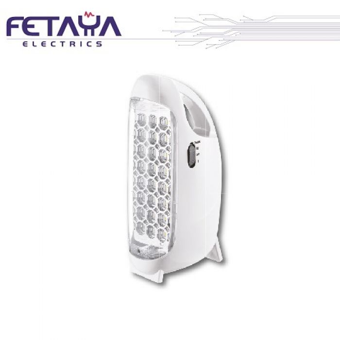 תאורה ניידת נטענת 24 LED ידית נשיאה ליתיום FETAYA