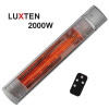 תנור חימום על הקיר 3 מצבים + שלט (מוגן מים) LUXTEN Rocket 2000W
