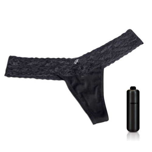 תחתון חוטיני רוטט Hustler Toys Lace Thong panties 