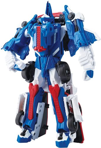 טובוט MINI MAXIMUS V מיני מקסימוס וי - רובוט לוחם TOBOT שמשנה צורה למטוס ושתי מכוניות