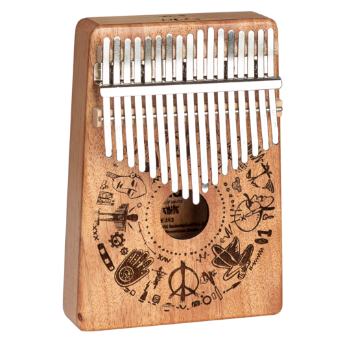 קלימבה ארט 17 צלילים SELA ART SERIES KALIMBA 17 FREE SPRIT