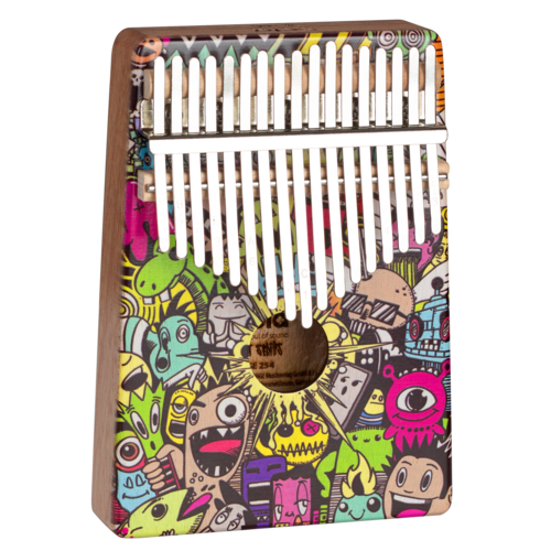 קלימבה ארט 17 צלילים SELA ART SERIES KALIMBA LITTLE MONESTER SE254