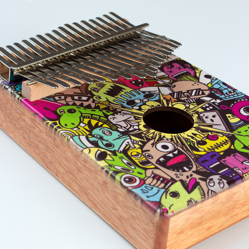 קלימבה ארט 17 צלילים SELA ART SERIES KALIMBA LITTLE MONESTER SE254