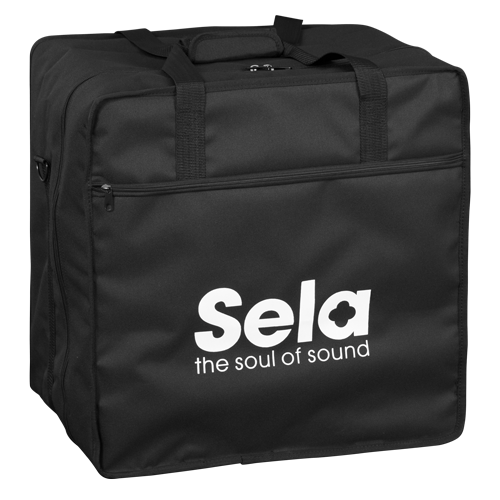 תיק לכחון בס צבע שחור SELA BASS CAJON BAG BLACK SE101