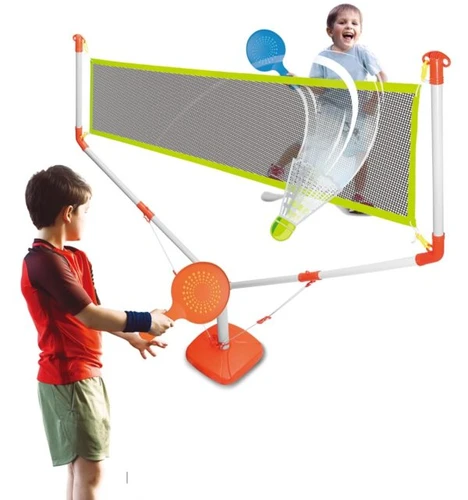 ערכת משחק כדור נוצה ורשת Racket Game Set