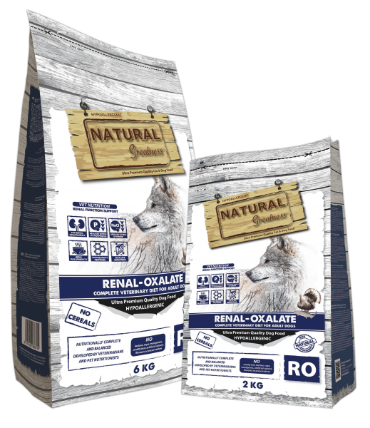 נטורל גרייטנס לכלב רנל Natural Greatness Renal - Oxalate - במשקל 2 ק"ג
