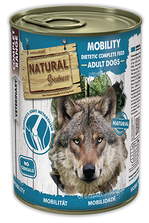 נטורל גרייטנס שימור מובילטי לכלב בוגר Natural Greatness Mobility - במשקל 400 גרם