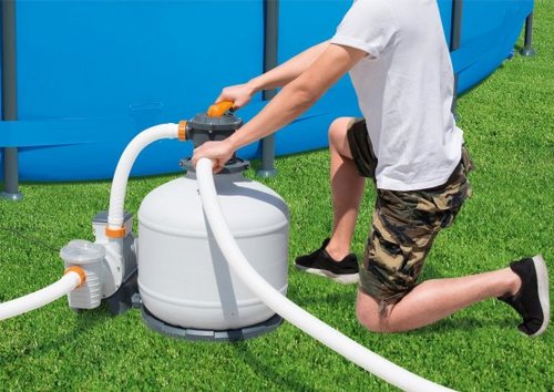 מערכת סינון לבריכה בעזרת חול 58486 3000 גלון/שעה Bestway FlowClear
