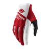 כפפות רכיבה 100% אדום / לבן - CELIUM GLOVE