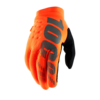 כפפות רכיבה 100% כתום  - BRISKER GLOVE