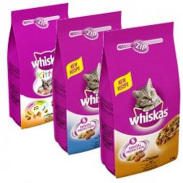 מזון לחתול בוגר ויסקס בקר 1.4 ק"ג whiskas