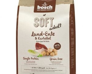 מזון רך לכלב בוש סופט ברווז ותפוח אדמה 2.5 ק"ג Bosch Soft