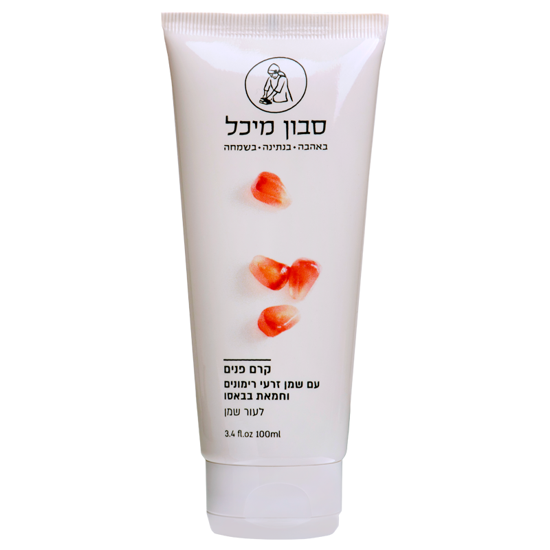 קרם פנים עם שמן זרעי רימונים וחמאת בבאסו 100 מ"ל