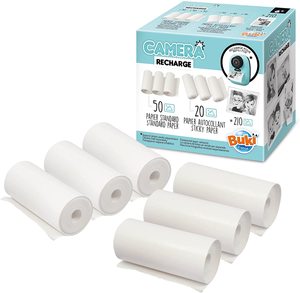 חבילת 6 גלילי נייר (3 רגילים / 3 מדבקות) להדפסת 210 תמונות ממצלמה