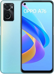 טלפון סלולרי Oppo A76 6GB+128GB צבע כחול Glowing Blue