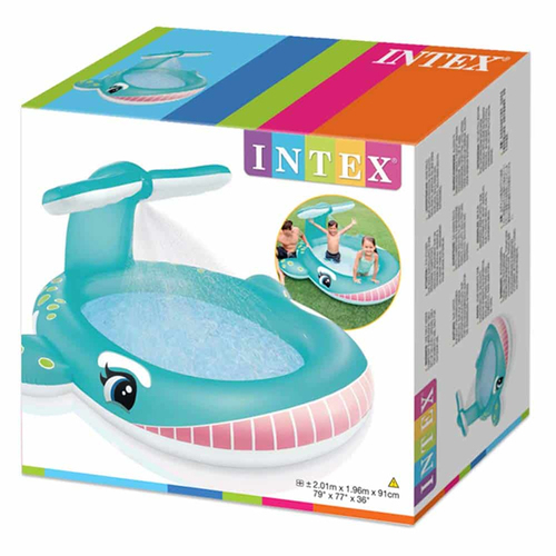 בריכה לויתן משפריצה מים INTEX 57440