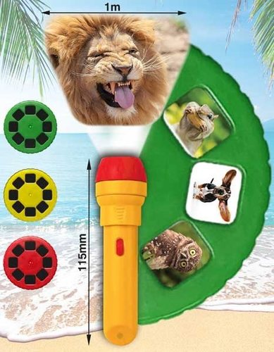 פנס ומקרן חיות מתוקות 