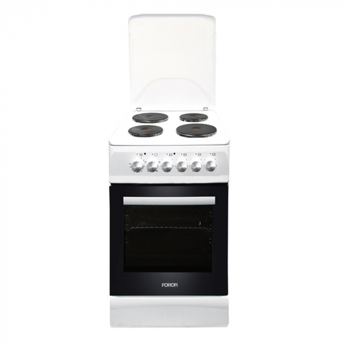 תנור משולב כיריים חשמליות FORON 5004W לבן 50 ס