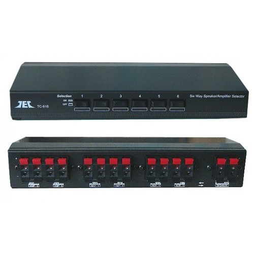 מרכזייה ל 6 זוגות רמקולים דגם TC616 