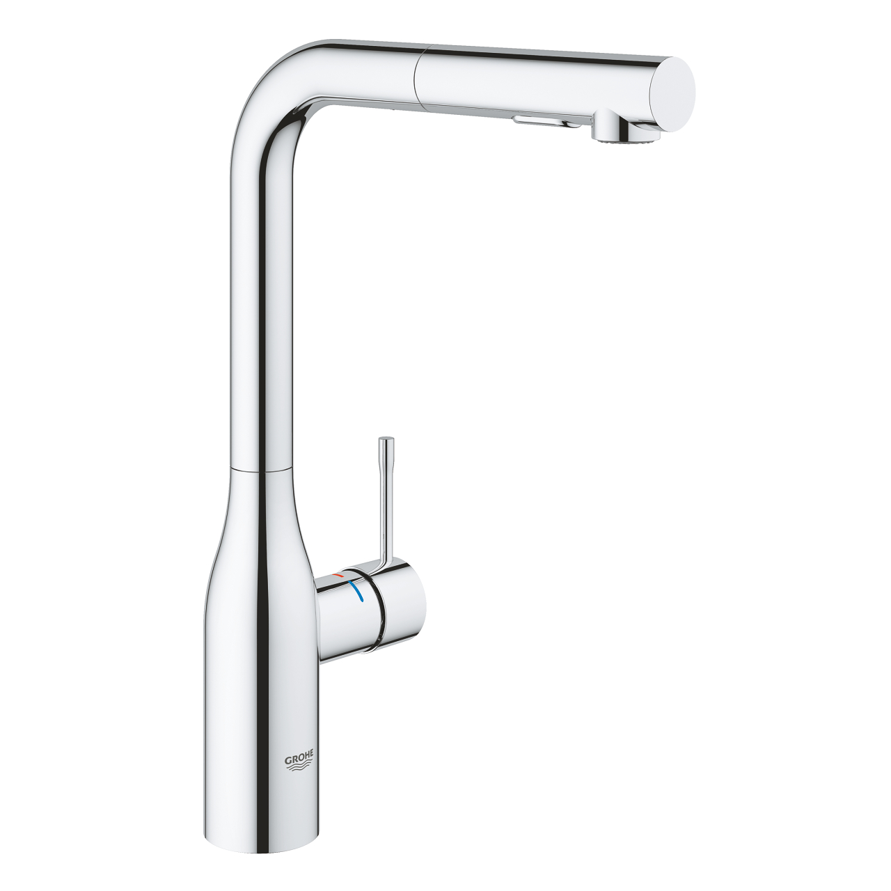 ברז נשלף Grohe 30270000 / 30504000 לכיור מטבח NEW Essence | כרום ניקל