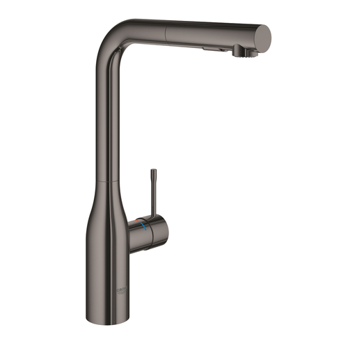 30270AL0 GROHE | ברז נשלף לכיור מטבח גרואה ESSENCE | פיה מסתובבת | 2 מצבי זרימה | אפור גרפיט.