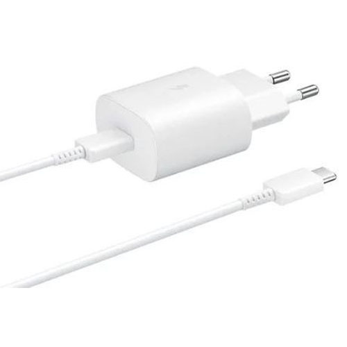מטען קיר מהיר 25W כולל כבל USB ל-Type C למכשירי Samsung סמסונג יבואן רשמי סאני