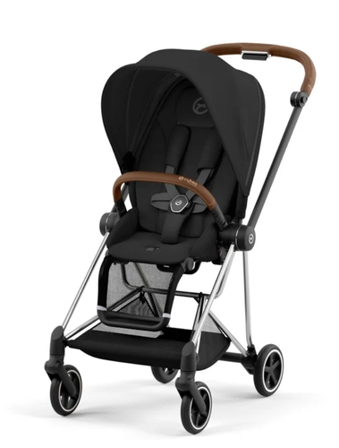 עגלה משולבת MIOS 3 לתינוק Sepia Black שלדה כרום חום Cybex
