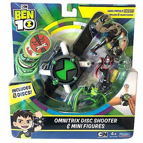בן 10 - שעון אומניטריקס יורה דיסקיות +3 דמיות - Ben 10