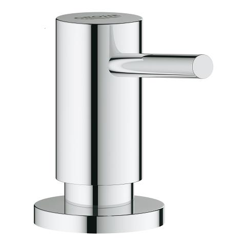 מתקן סבון נוזלי לברז מטבח גרואה COSMOPOLITAN 40535000 הכולל משאבה ומיכל סמוי | כרום ניקל
