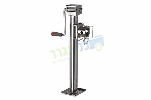 רגלית חניה ארוכה מתקפלת ללא בוקסה - ידית גיר צד קבועה למשקל 2250 ק