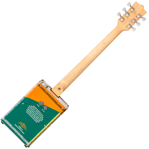 זוית נוספת Bohemian Oil Can Guitar - P90 - Motor Oil Limited Edition